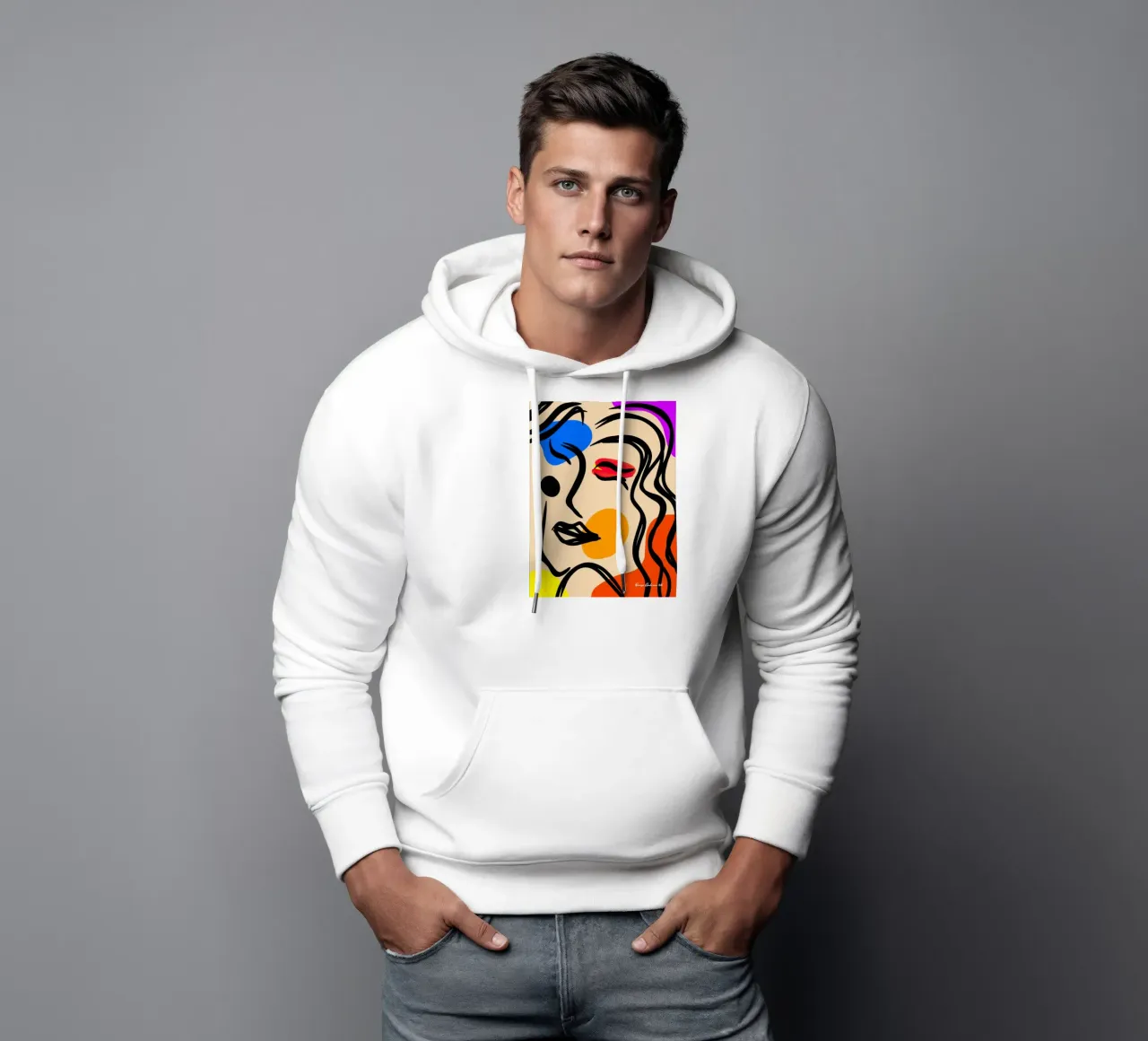 Playful Rhythm felpa con cappuccio da Mike Leymi