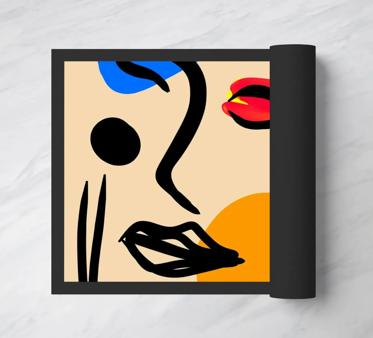 Playful Rhythm doormat by Mike Leymi
