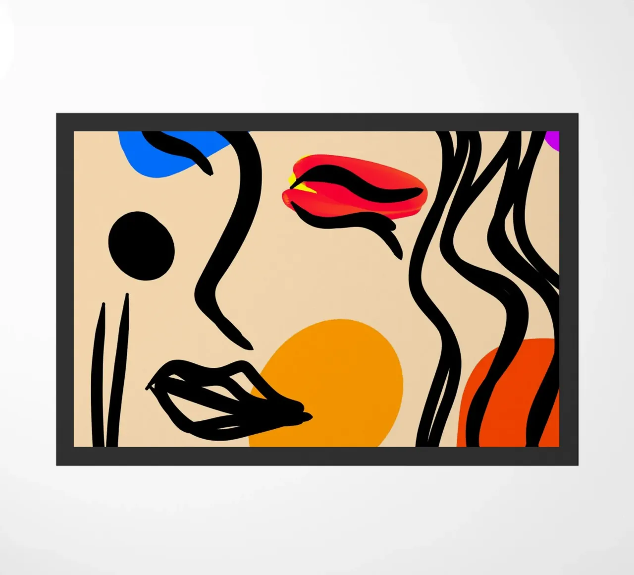Playful Rhythm doormat by Mike Leymi