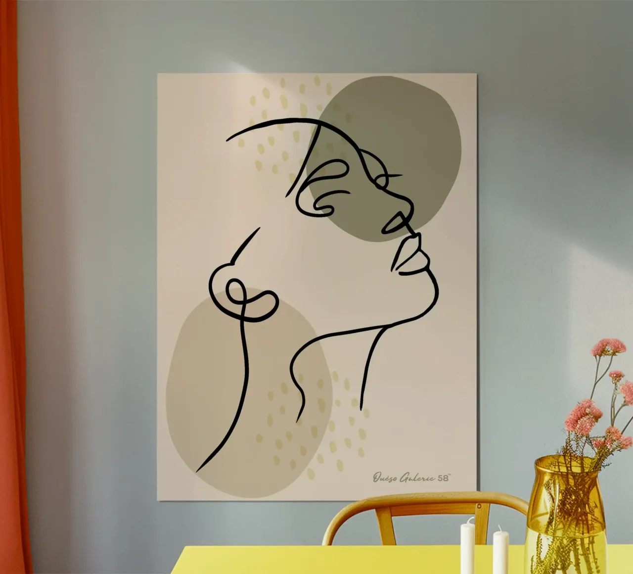 Tactile Hues poster con telaio in legno da Mike Leymi