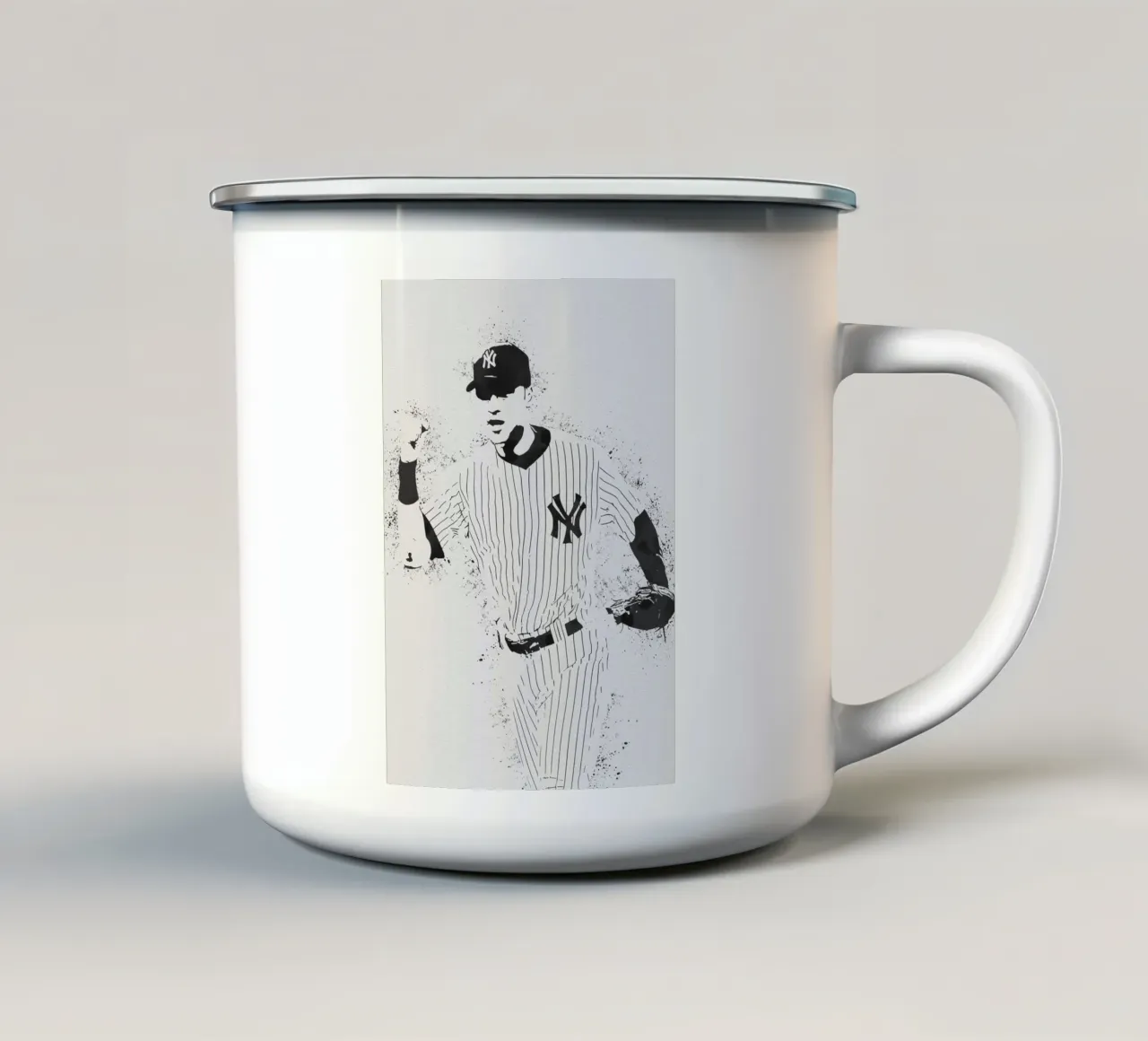 Derek Jeter taza de esmalte de tenten