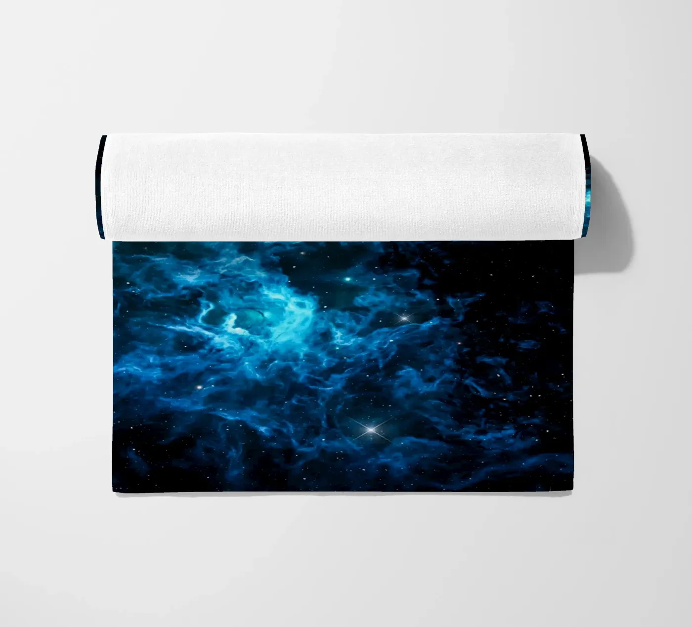 Nebularis beach towel by Stellar Dream Art