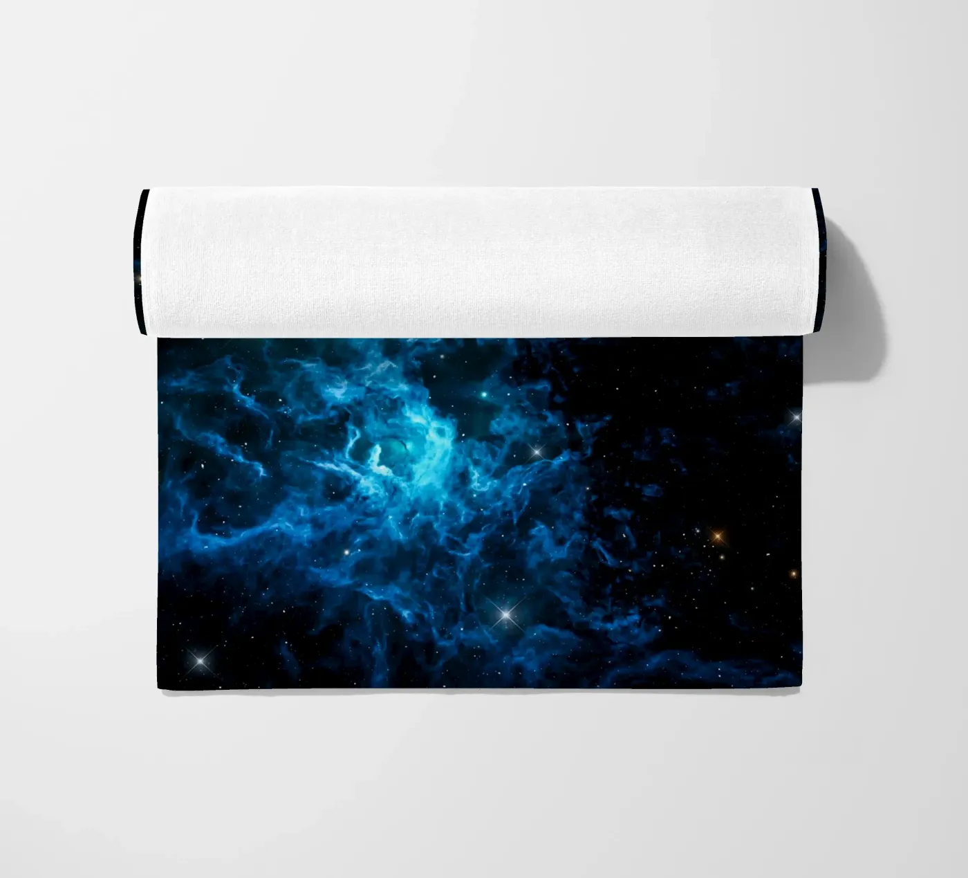 Nebularis beach towel by Stellar Dream Art