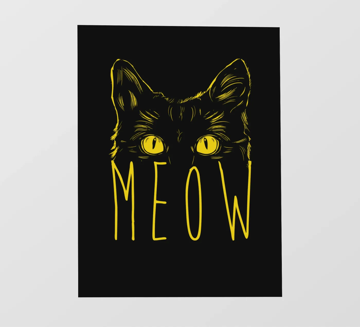 Meow fotobehang van Balazs Solti