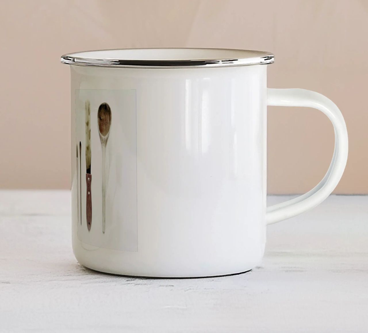 Spoon Collection N2 tazza in smalto da Miles of Light