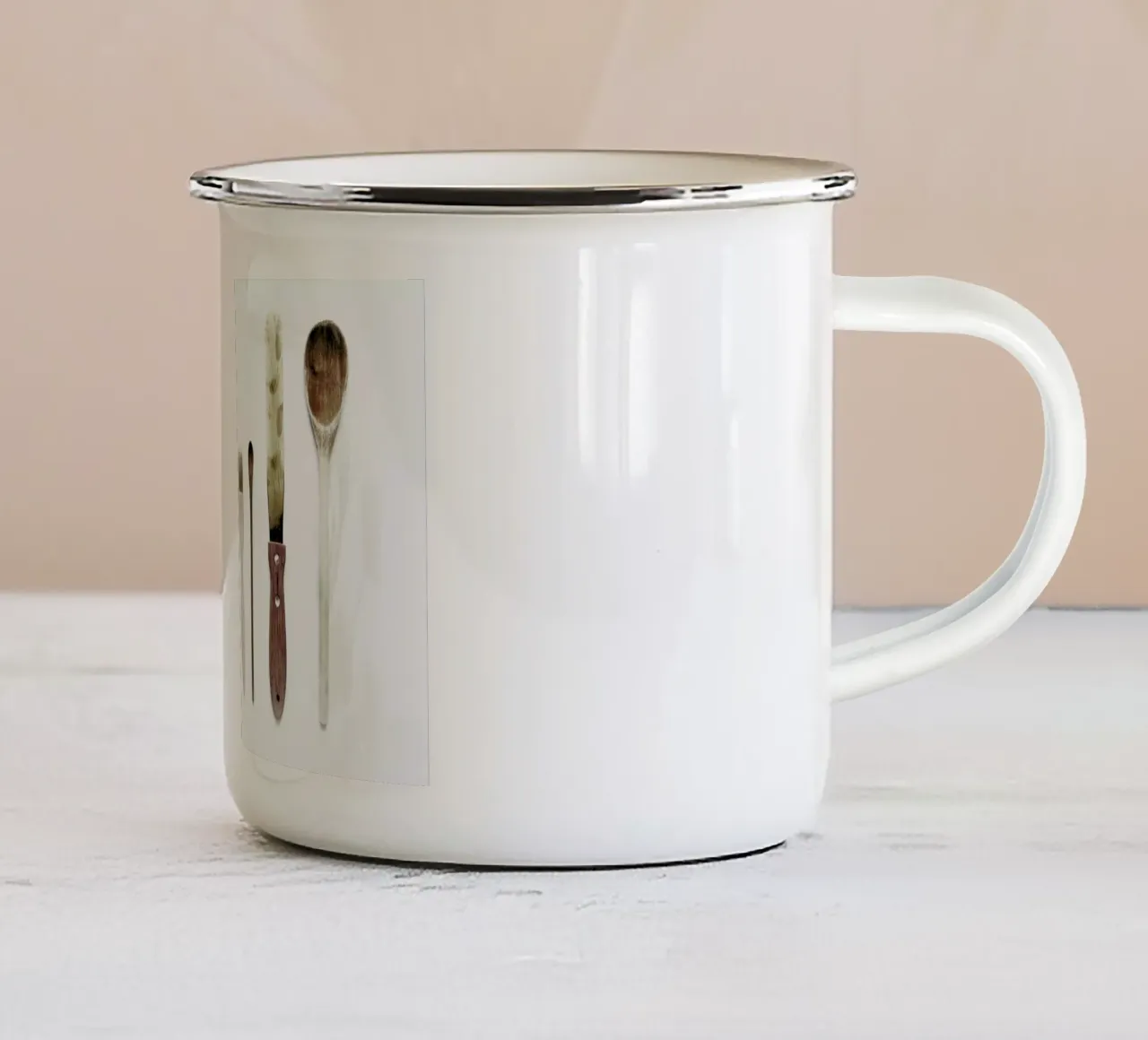 Spoon Collection N2 taza de esmalte de Miles of Light