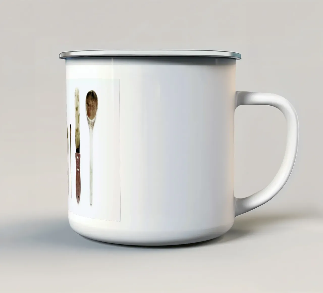 Spoon Collection N2 taza de esmalte de Miles of Light