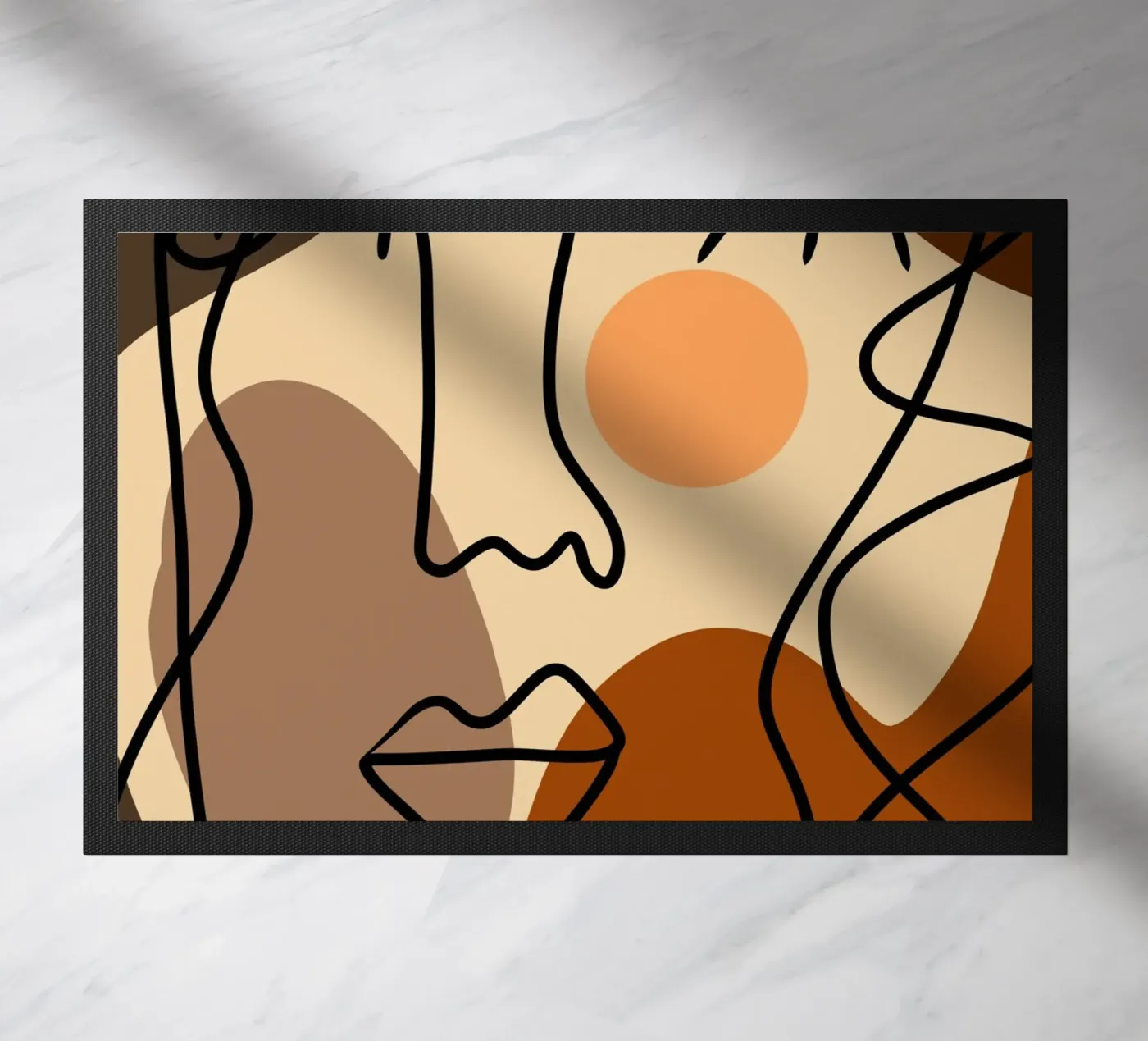 Colorful Dynamics doormat by Mike Leymi