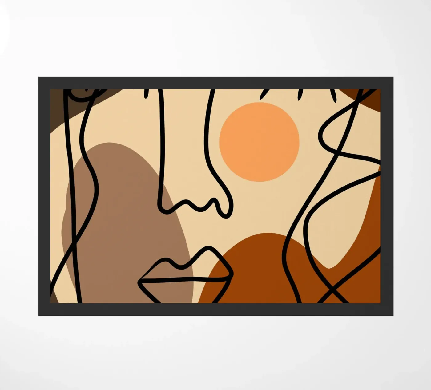 Colorful Dynamics doormat by Mike Leymi