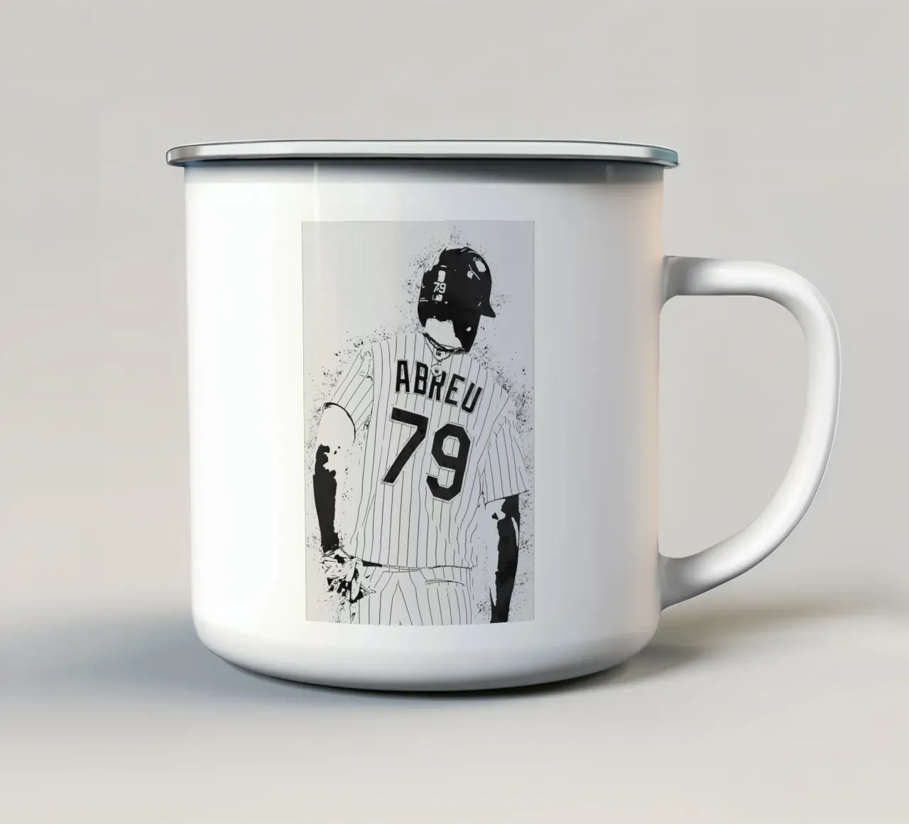 José Abreu taza de esmalte de tenten
