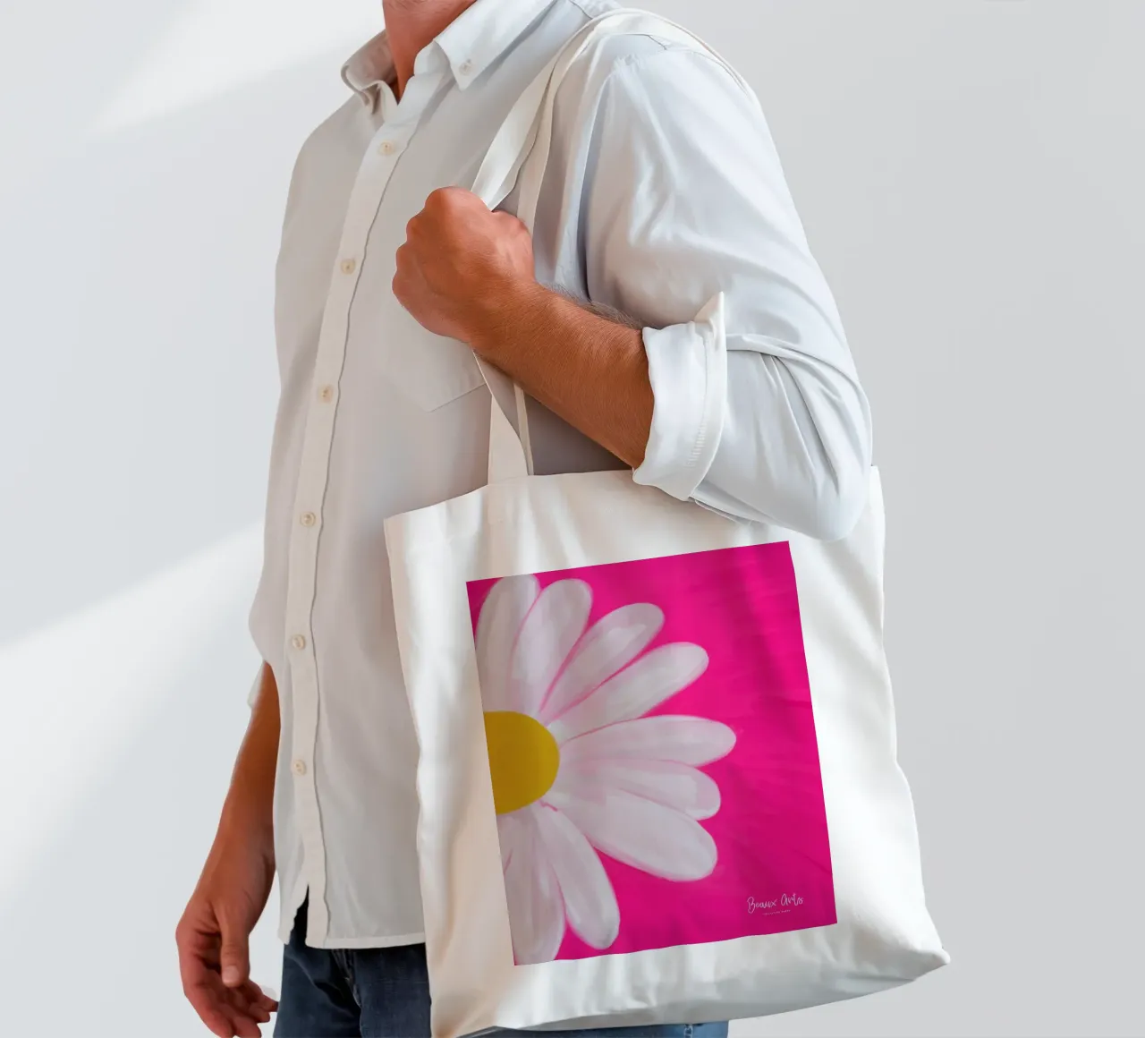 Energetic Flow borsa in juta da Mike Leymi