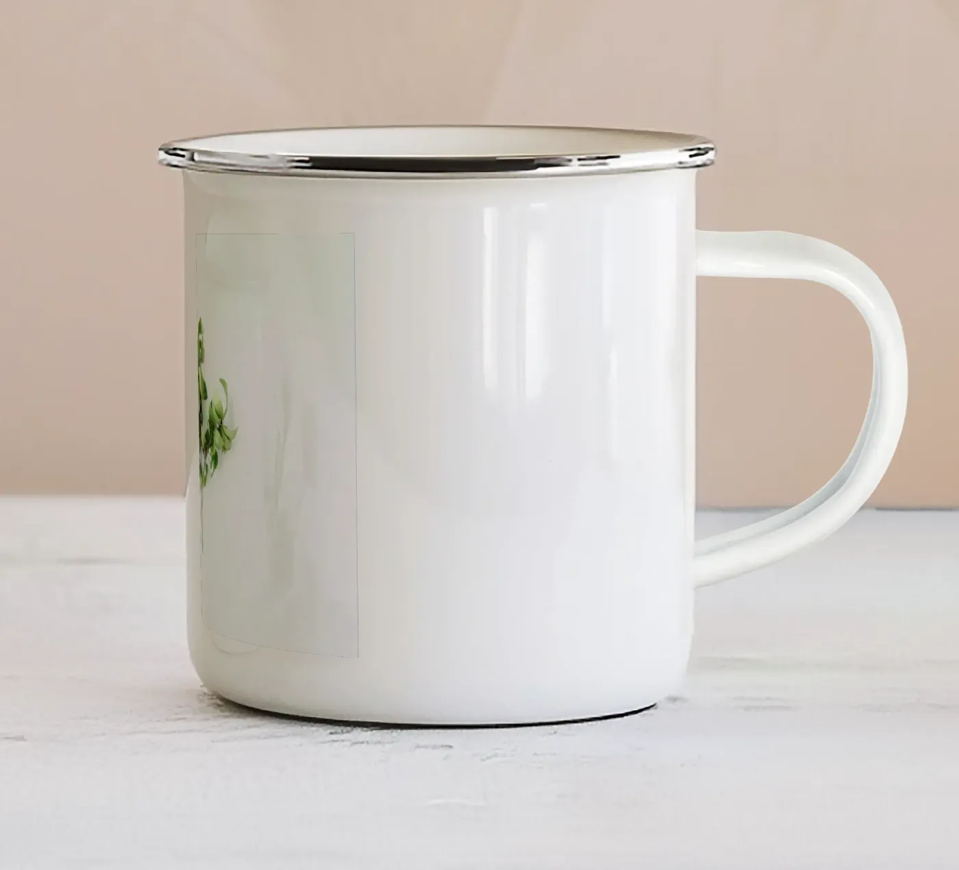 Tree enamel mug by Miles of Light