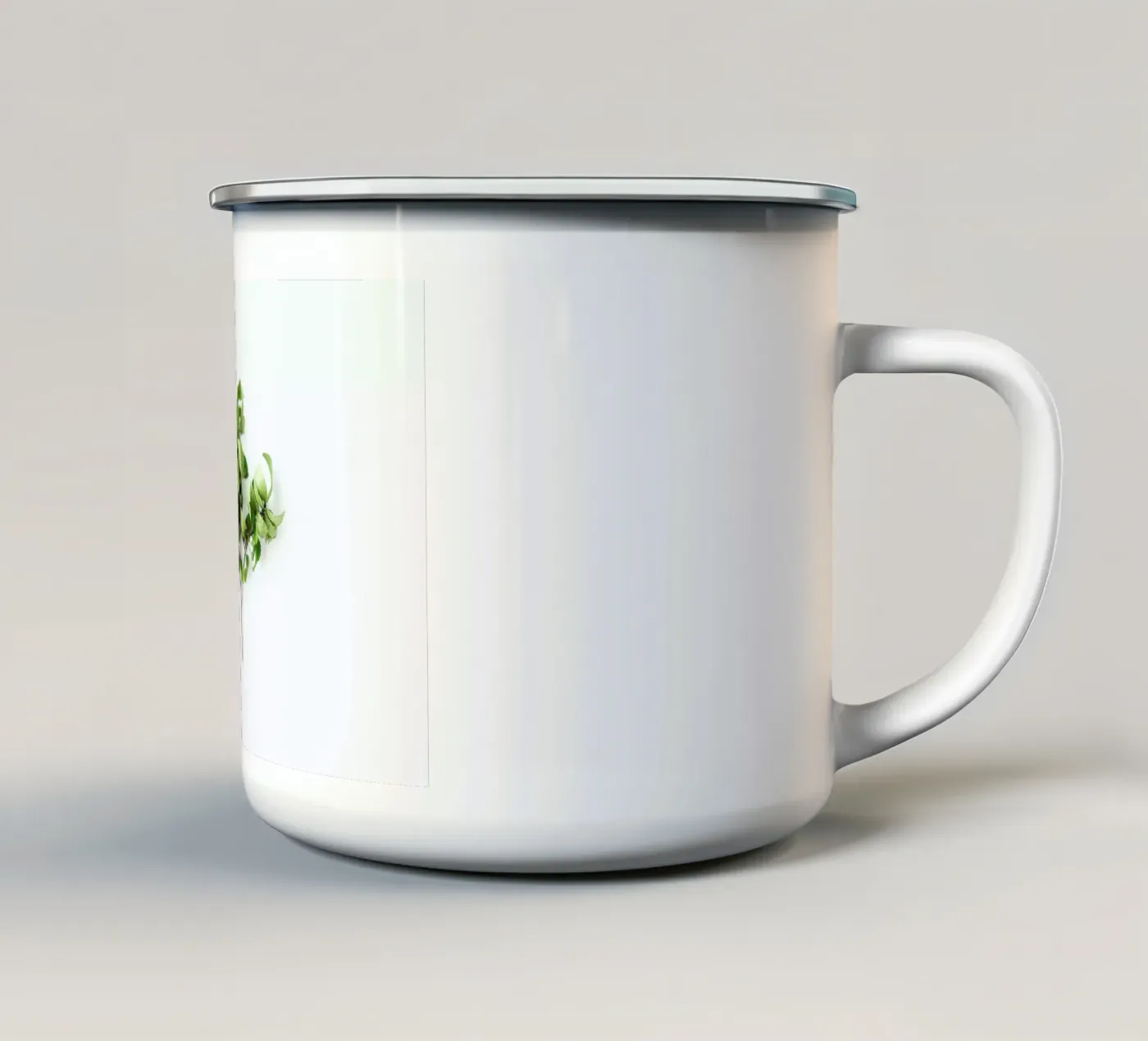 Tree enamel mug by Miles of Light