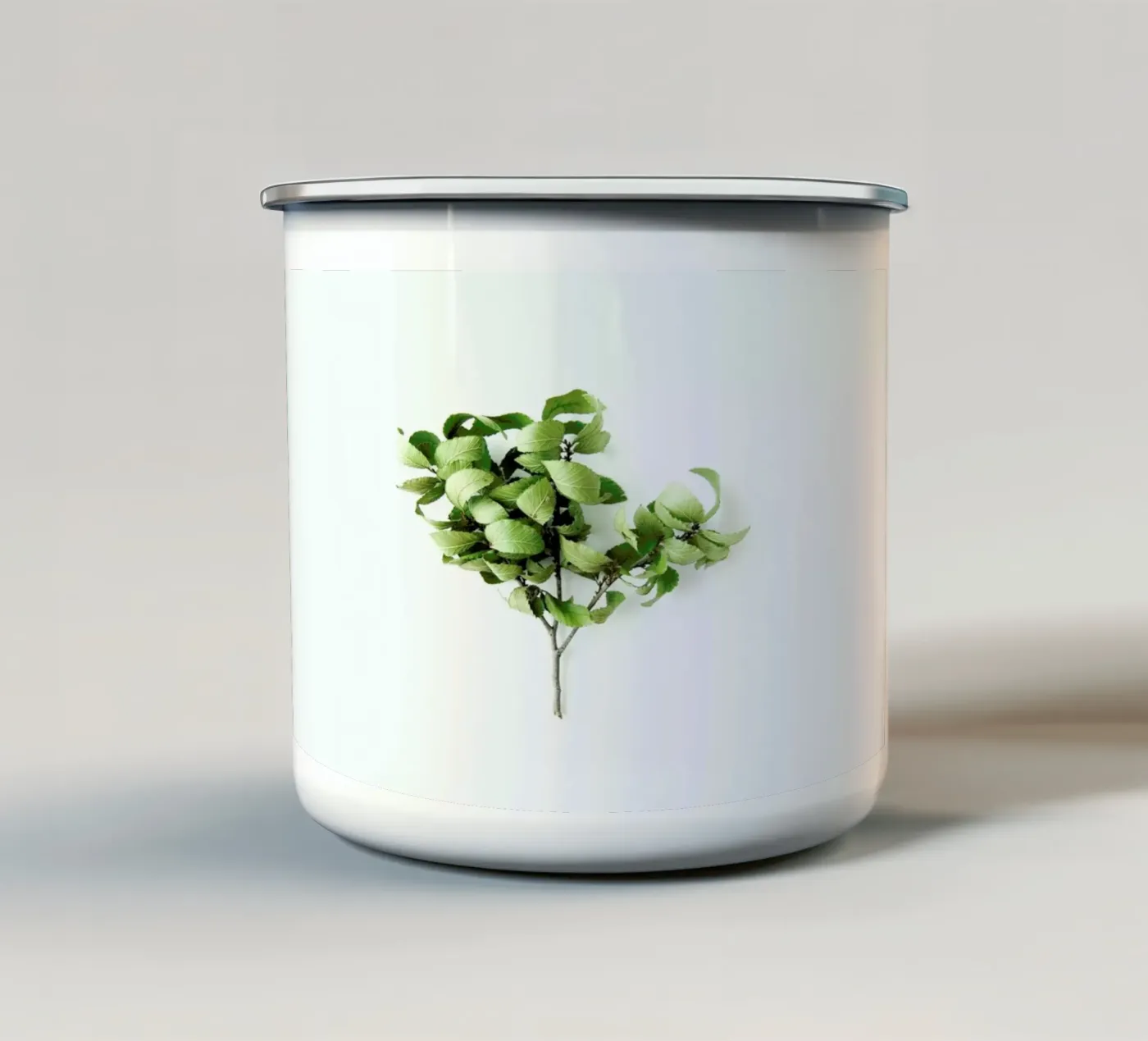 Tree enamel mug by Miles of Light