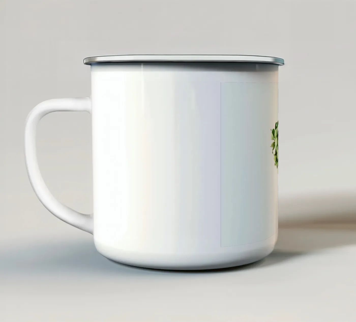 Tree enamel mug by Miles of Light