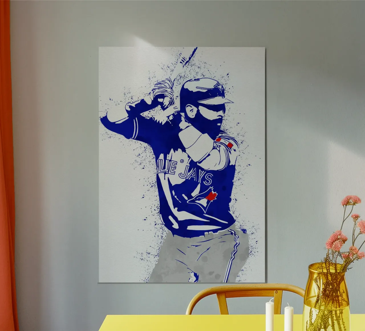 Jose Bautista poster con telaio in legno da tenten
