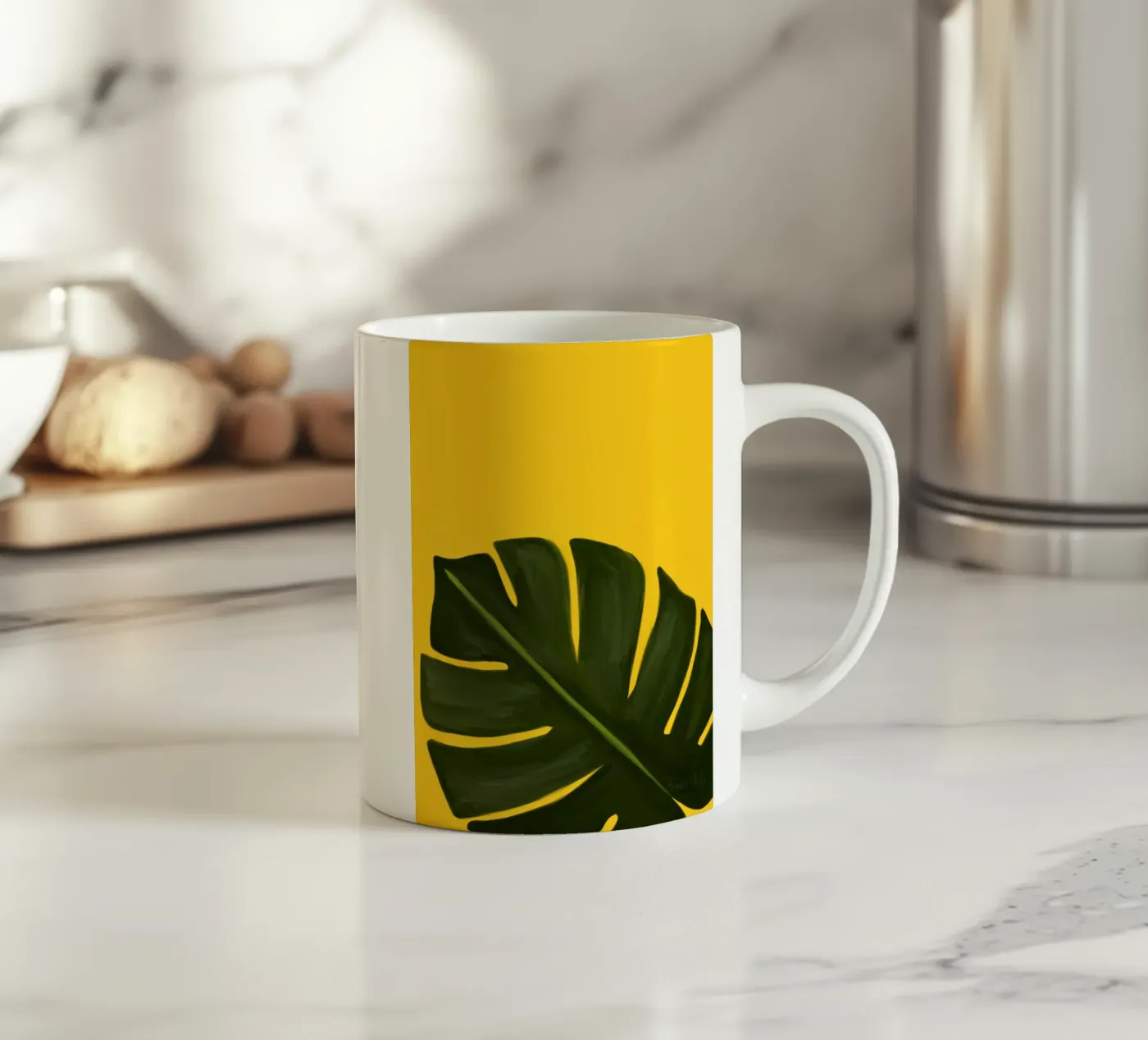 Contemporary Forms ceramic mug by Mike Leymi