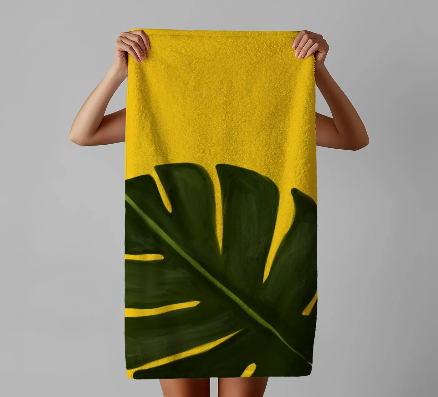Contemporary Forms towel by Mike Leymi