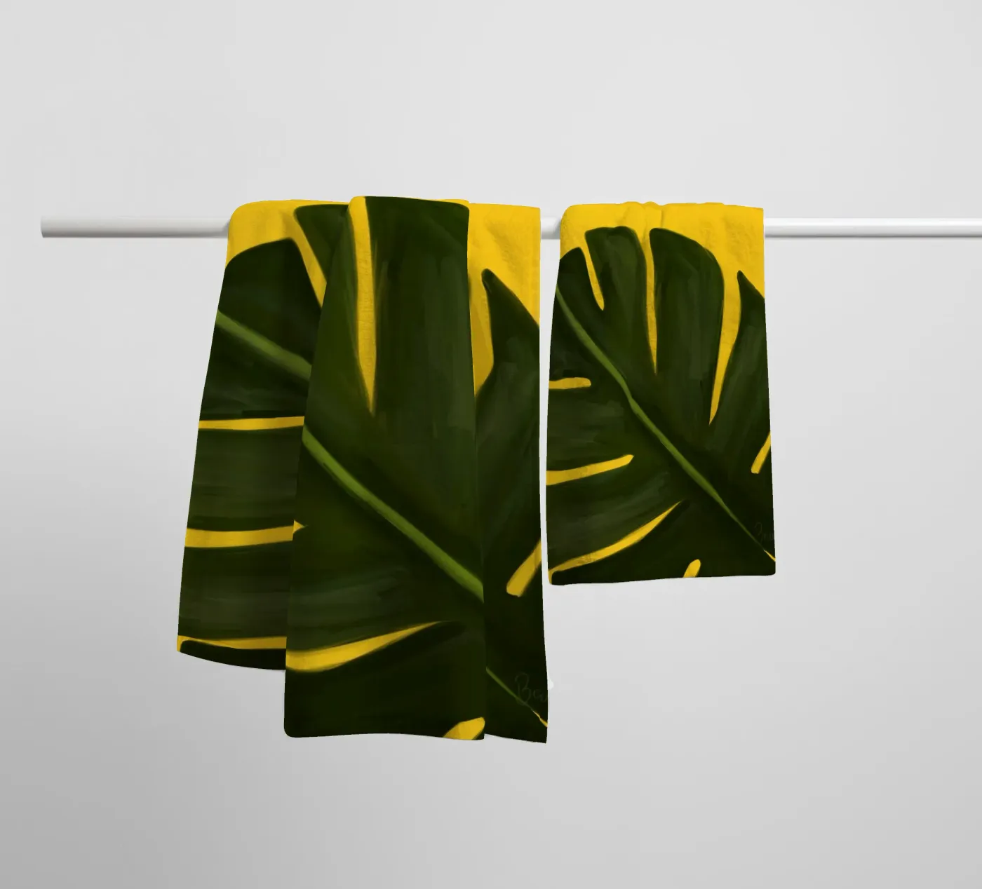 Contemporary Forms towel by Mike Leymi