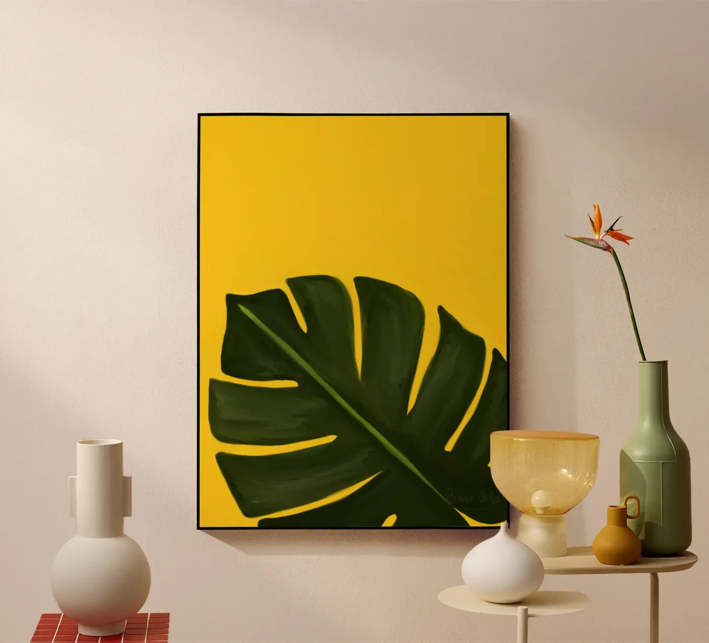 Contemporary Forms acryl van Mike Leymi
