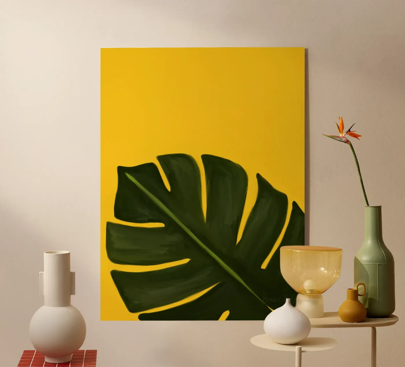 Contemporary Forms acryl van Mike Leymi