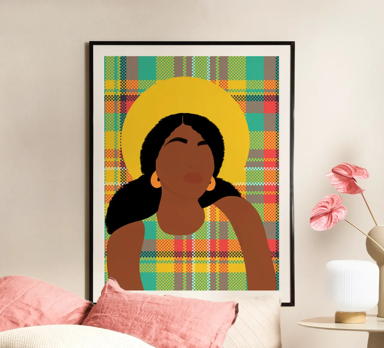 Plaid Resonance poster da Mathudace Créas