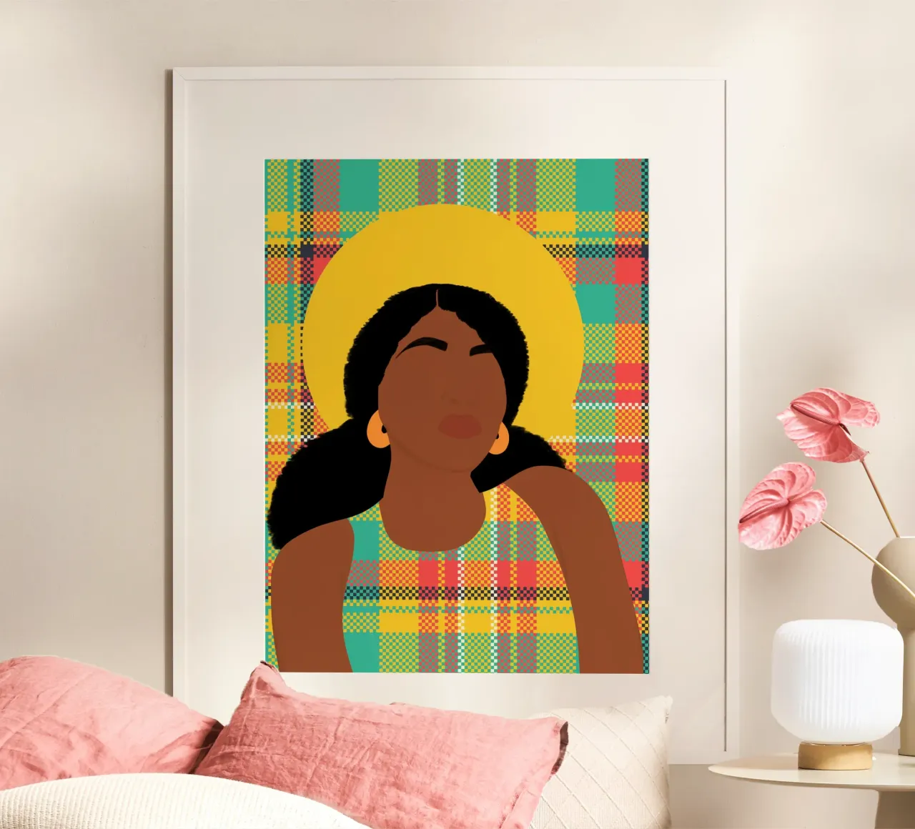 Plaid Resonance poster da Mathudace Créas