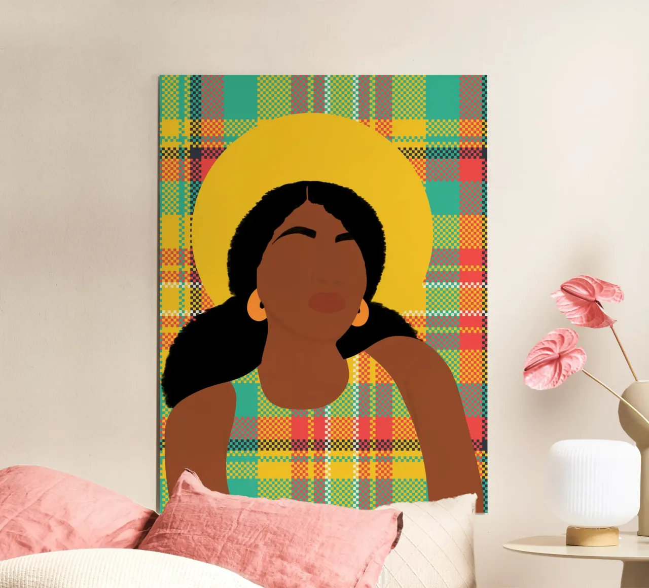 Plaid Resonance poster da Mathudace Créas