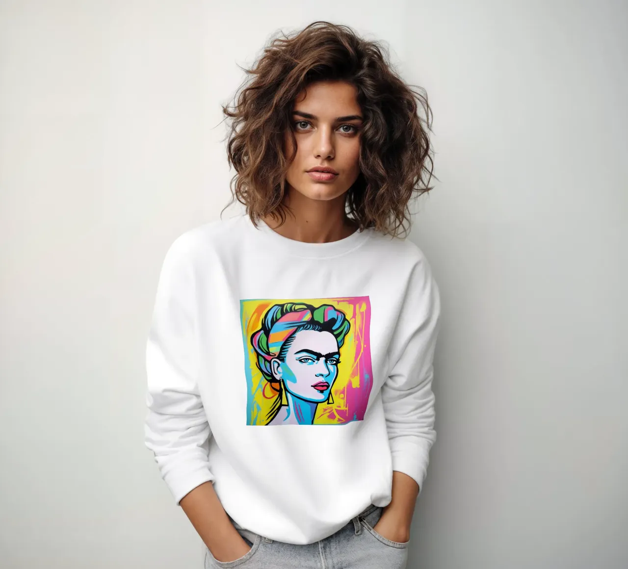 Bunte Frida POP felpa da Carinaprint