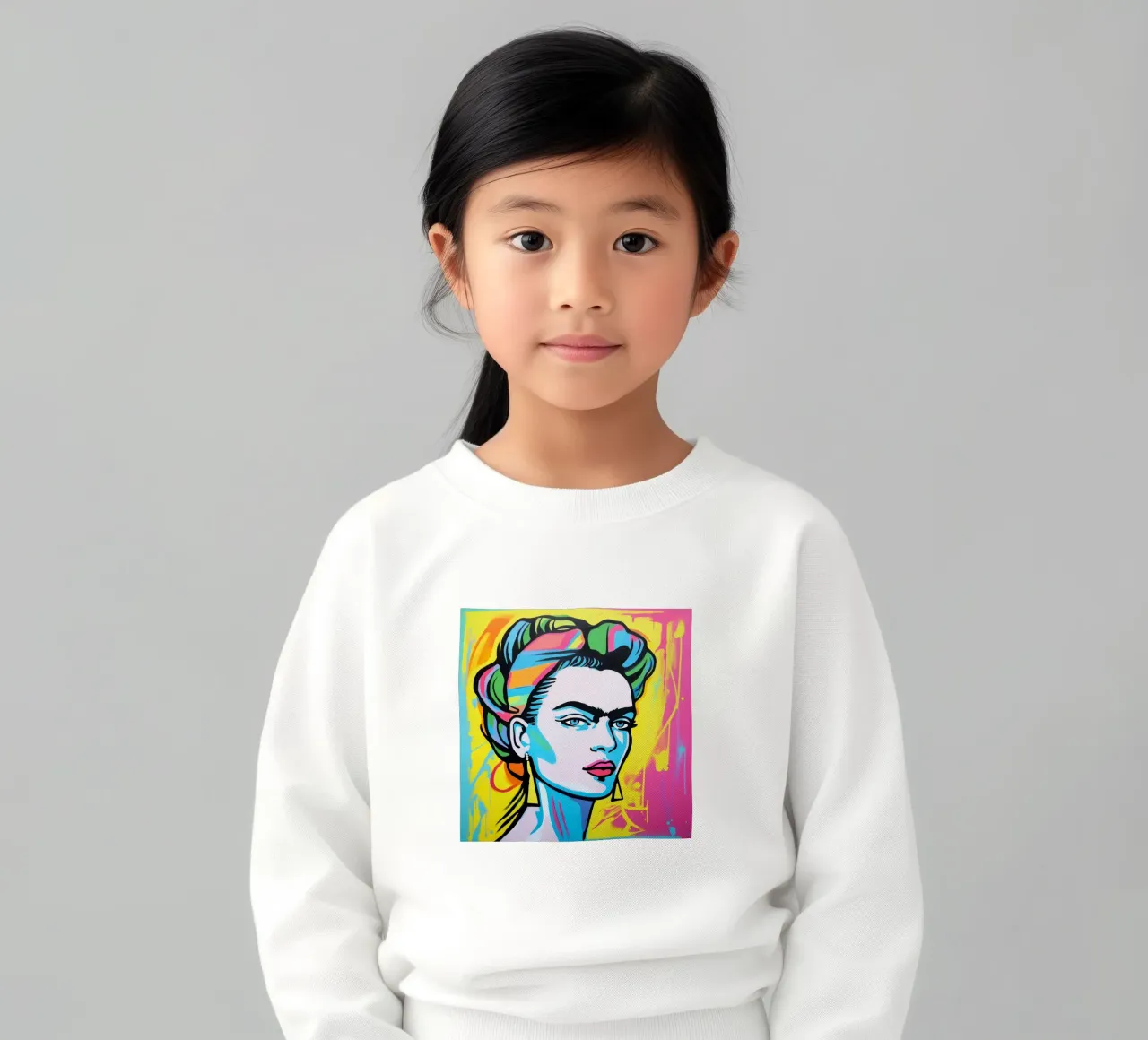 Bunte Frida POP felpa bambino da Carinaprint