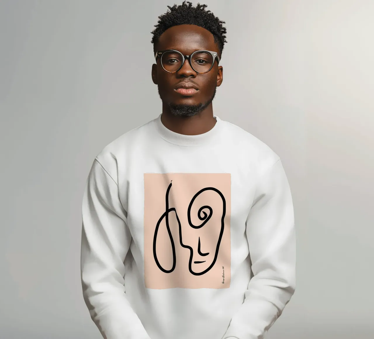 Bold Silhouettes felpa da Mike Leymi