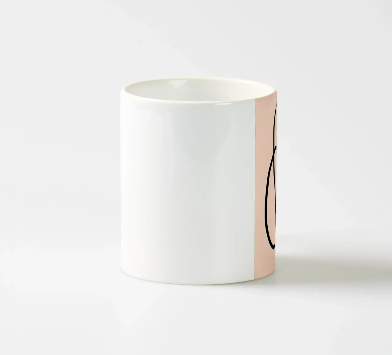 Bold Silhouettes tazza in ceramica da Mike Leymi
