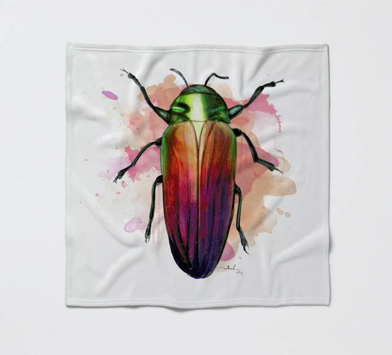 Belionota Sumptuosa fleece blanket by Nettsch