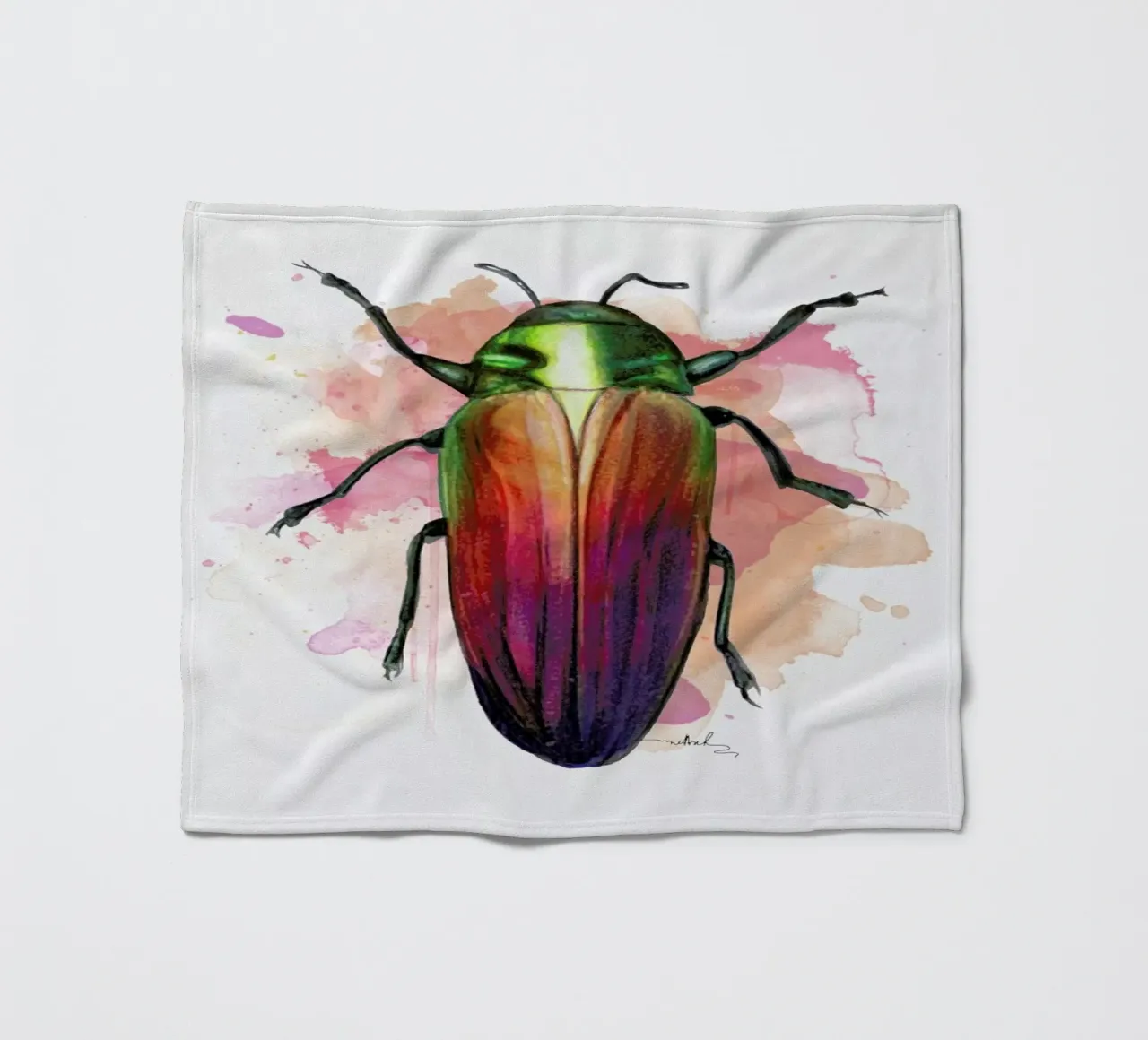 Belionota Sumptuosa fleece blanket by Nettsch