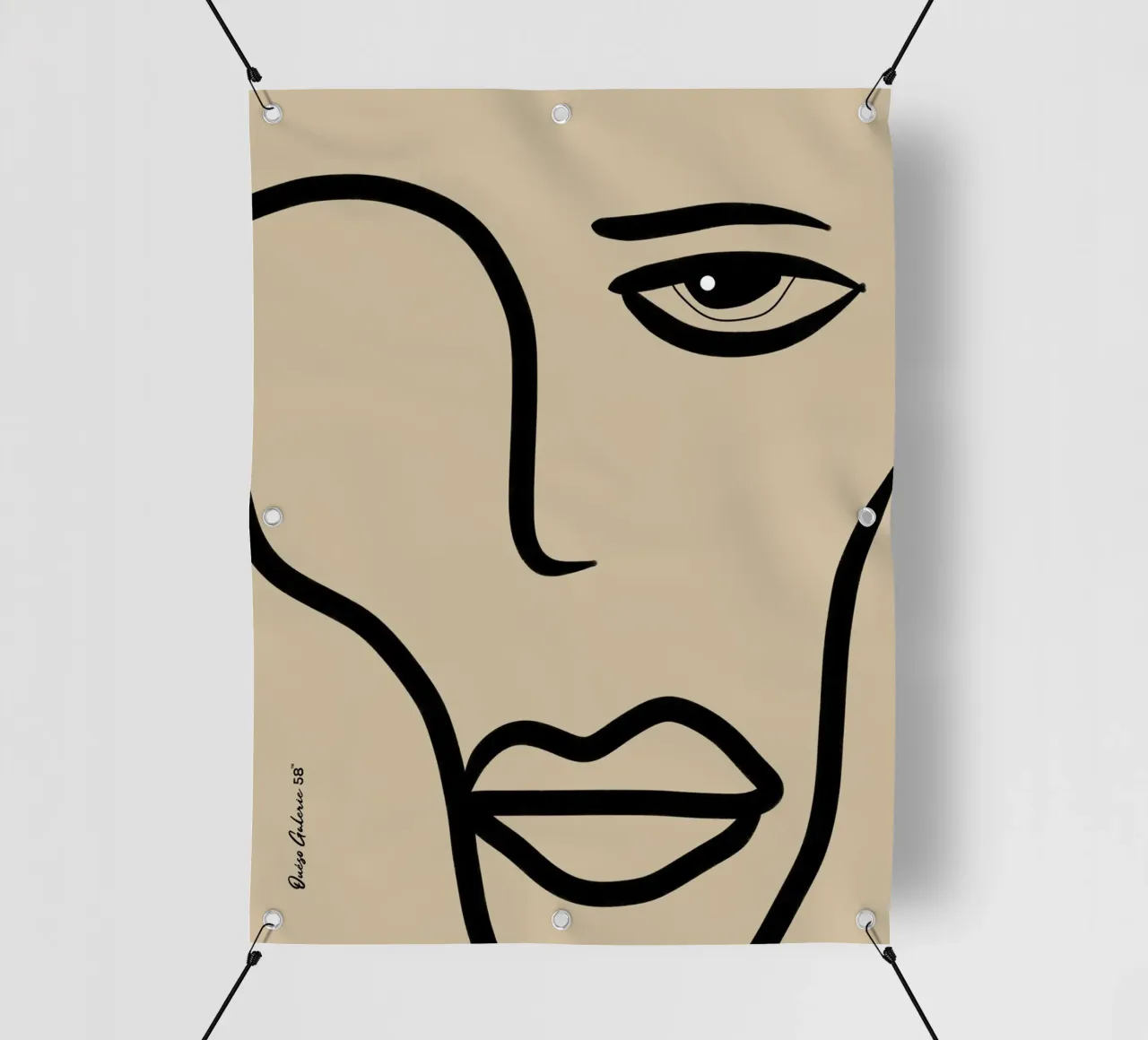 Fluid Horizons telo in pvc da Mike Leymi