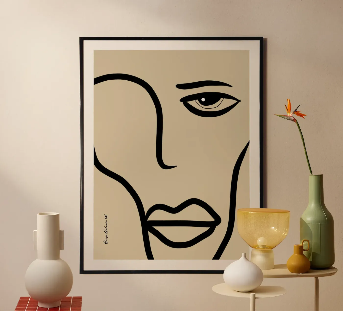 Fluid Horizons poster van Mike Leymi