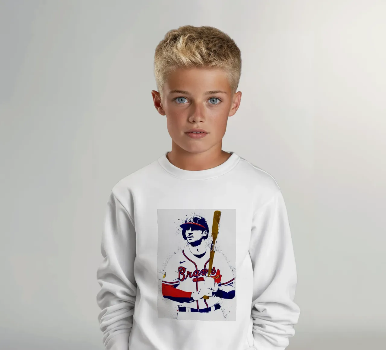 Matt Olson felpa bambino da tenten