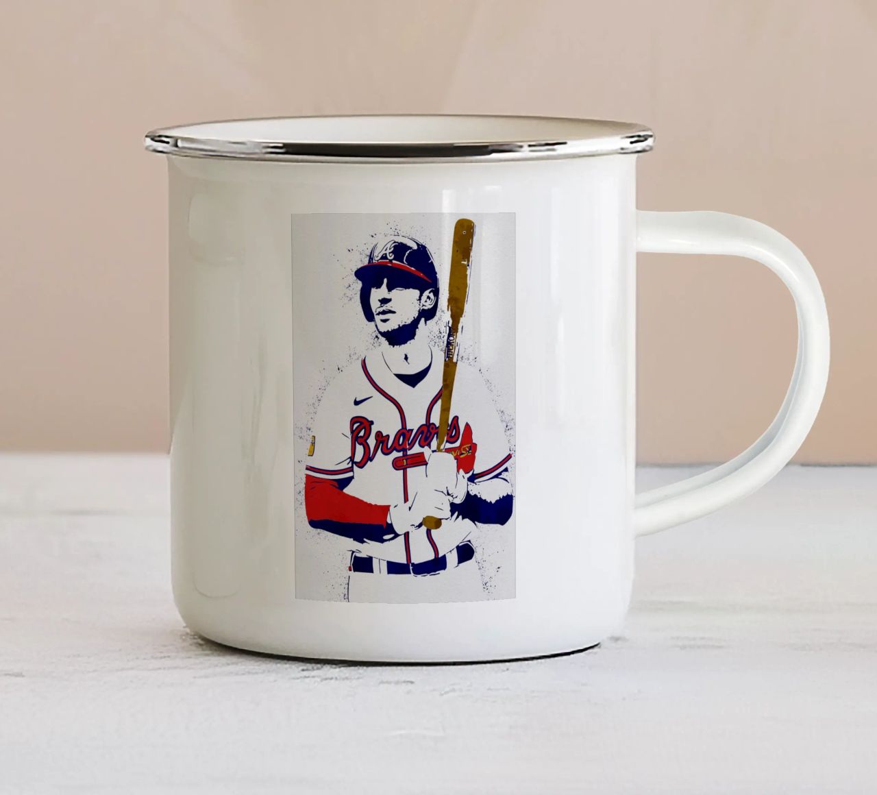 Matt Olson tazza in smalto da tenten
