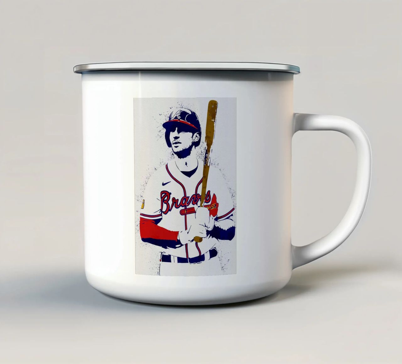 Matt Olson tazza in smalto da tenten