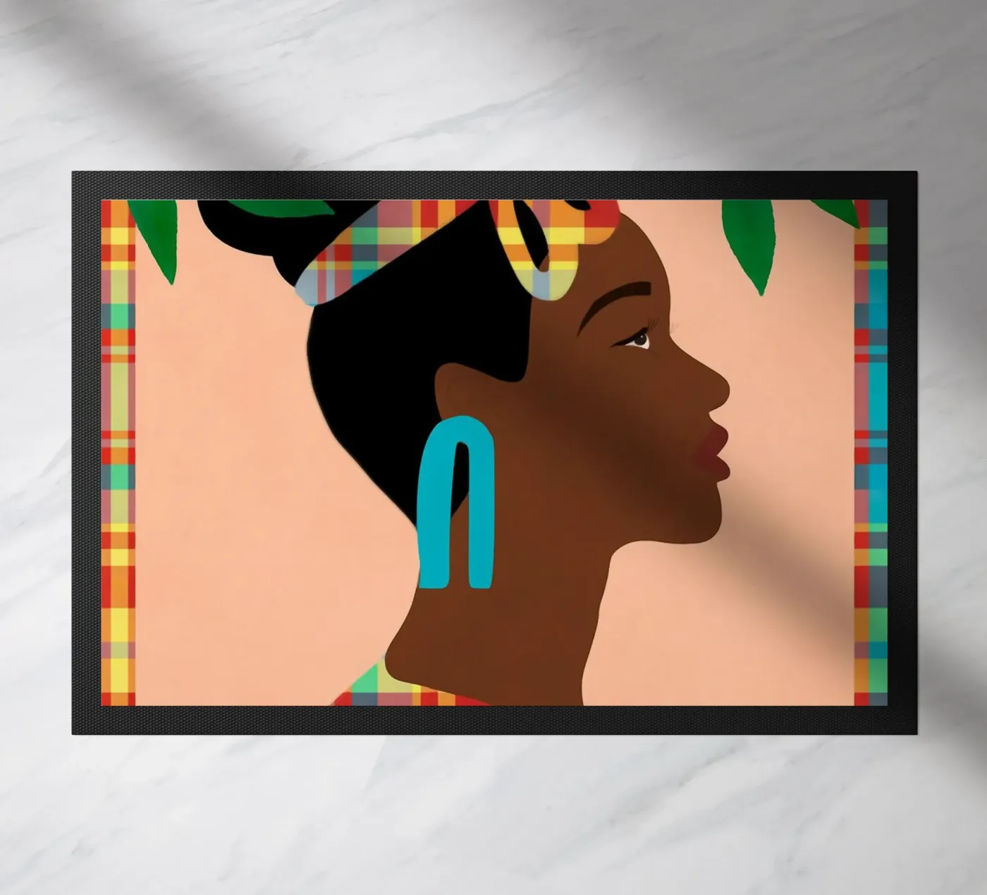 Ebullient Echoes Fußmatte von Mathudace Créas