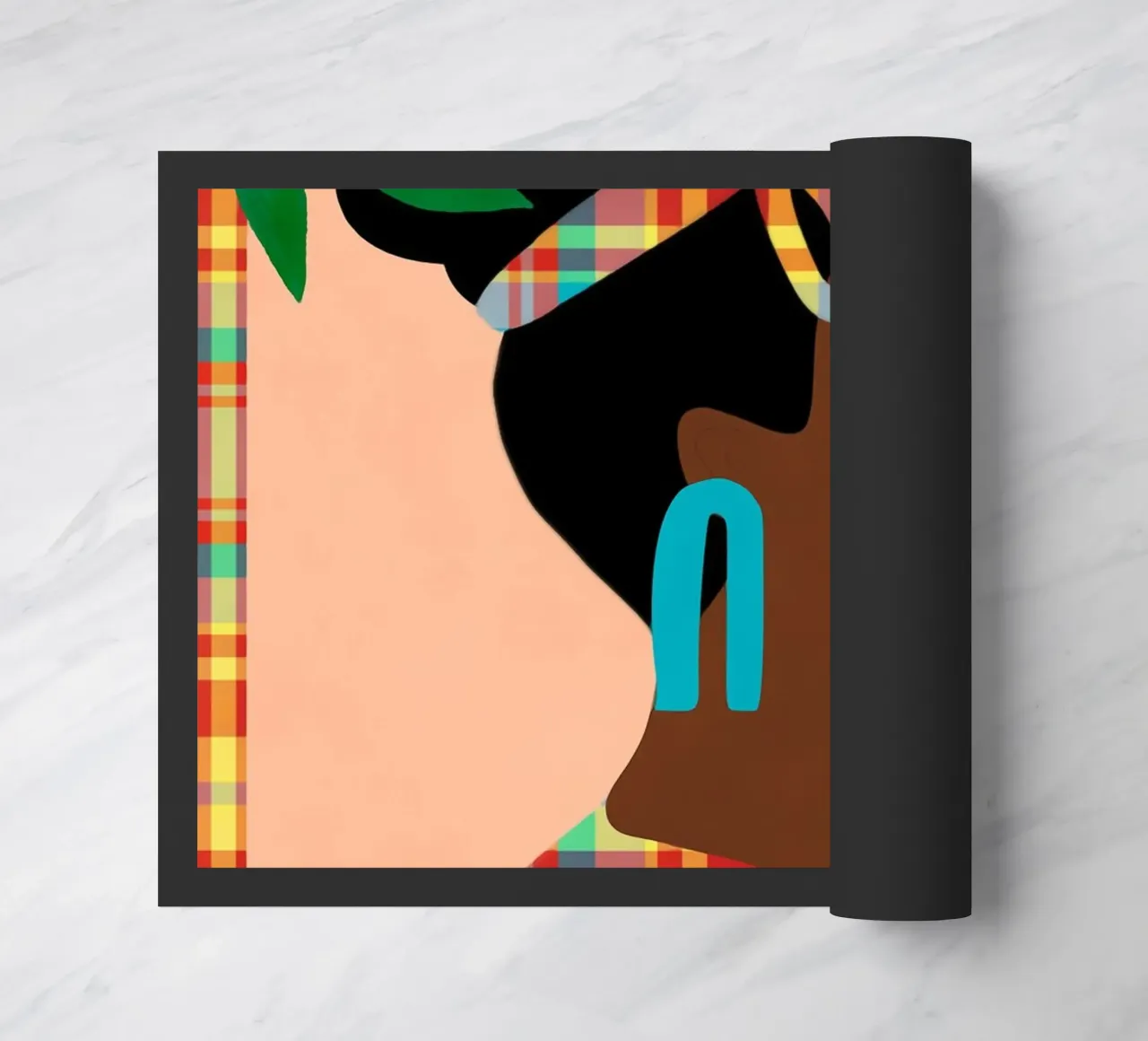 Ebullient Echoes doormat by Mathudace Créas