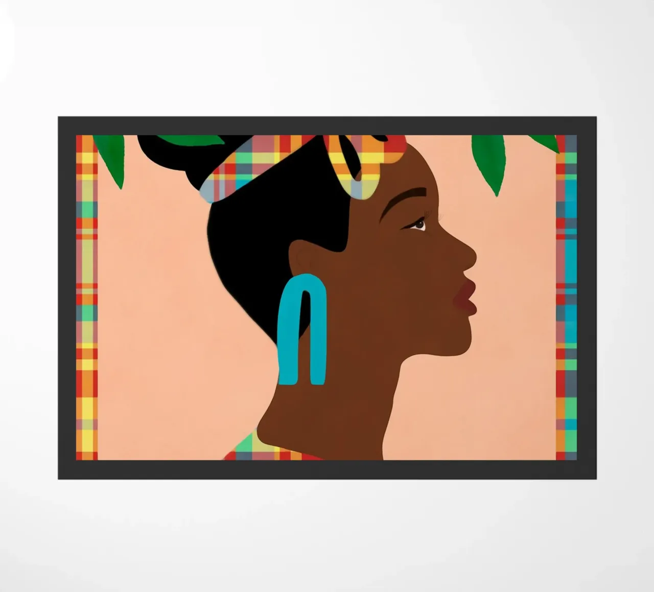 Ebullient Echoes doormat by Mathudace Créas