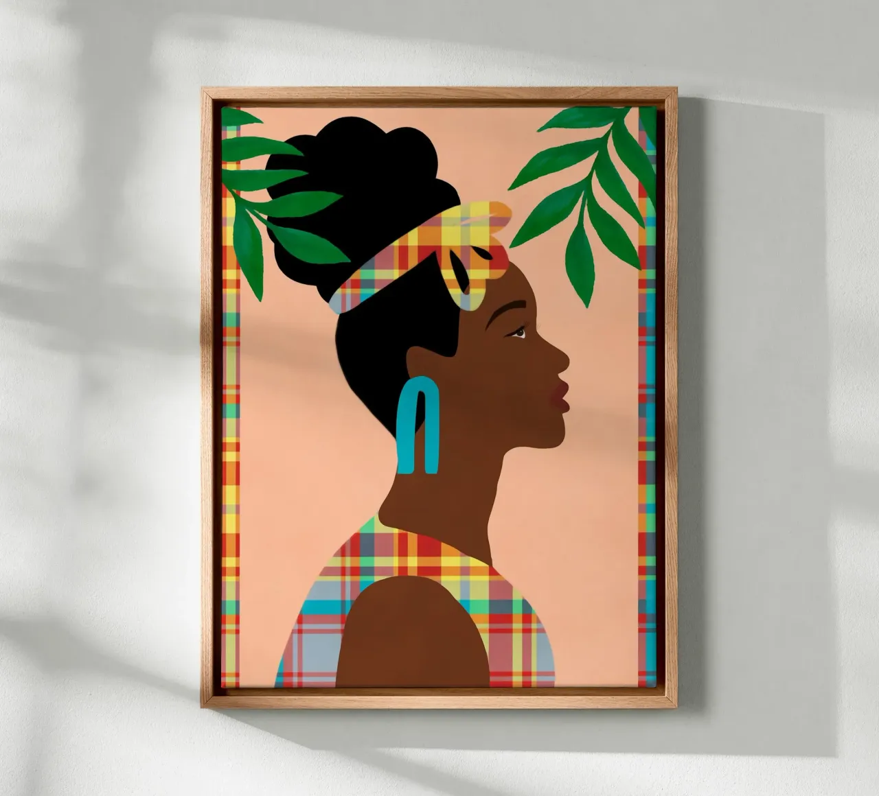 Ebullient Echoes canvas met Baklijst van Mathudace Créas