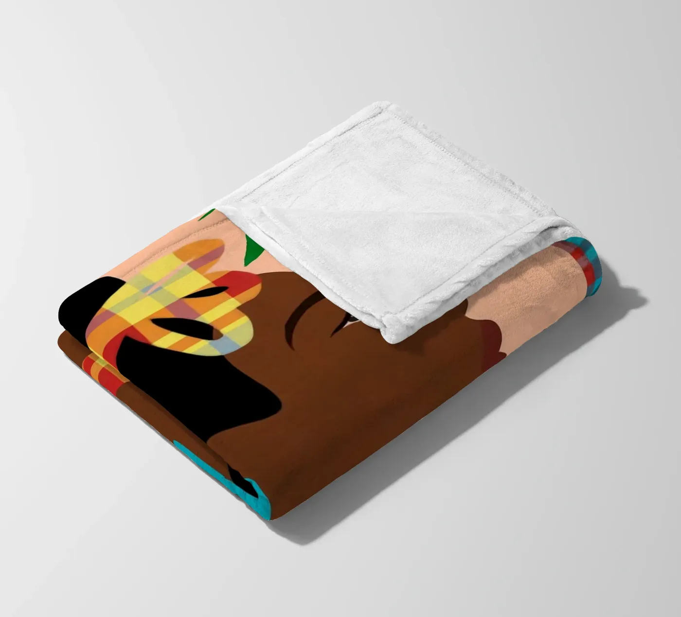 Ebullient Echoes fleece blanket by Mathudace Créas