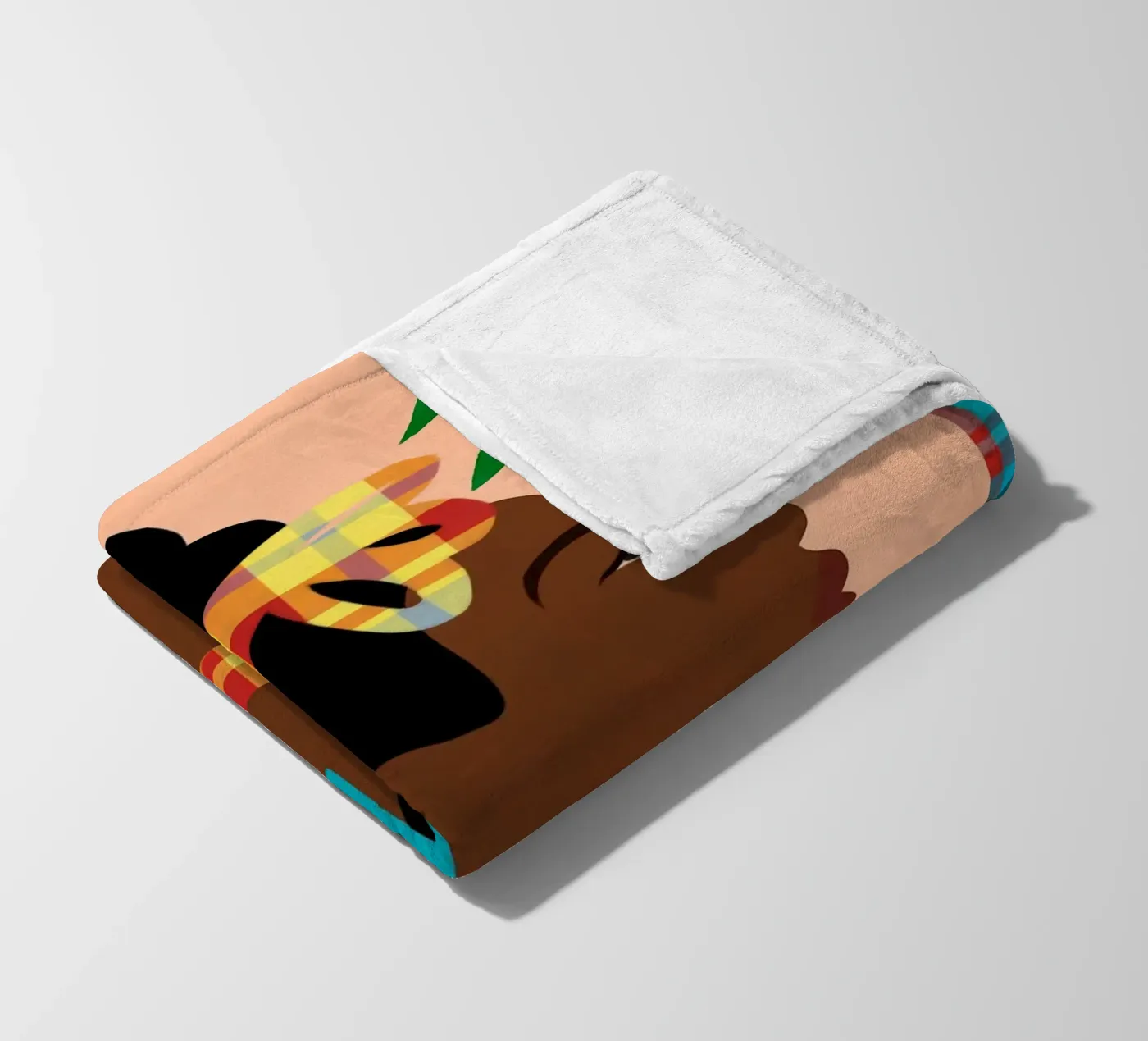 Ebullient Echoes fleece blanket by Mathudace Créas