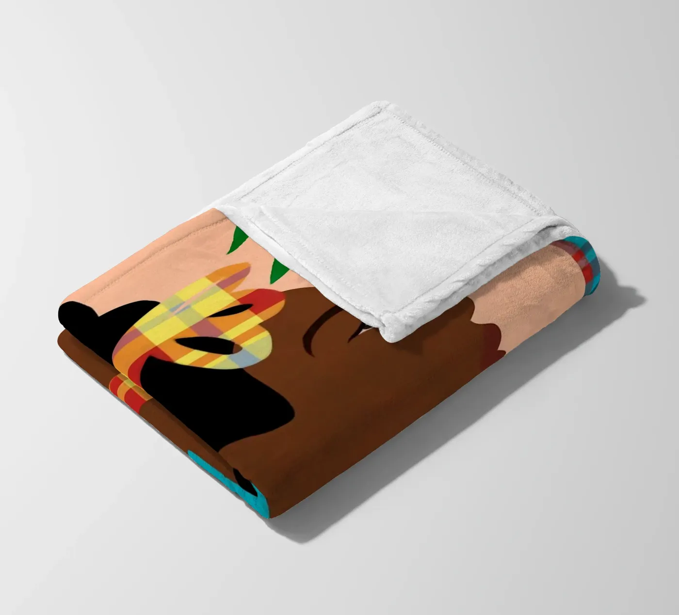 Ebullient Echoes fleece blanket by Mathudace Créas