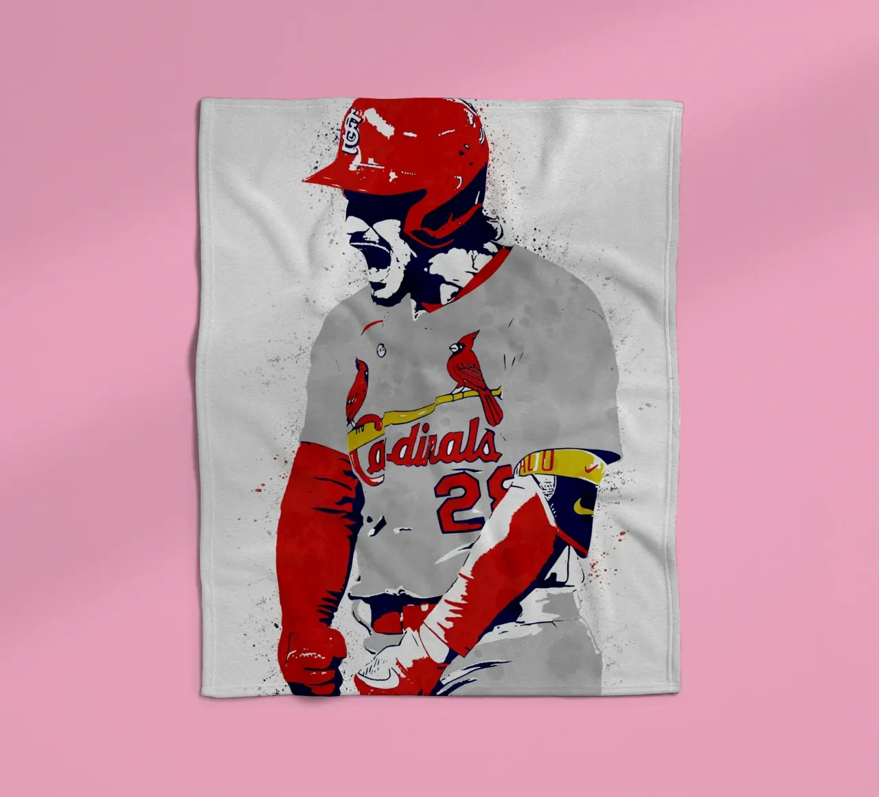 Nolan Arenado coperta in pile da tenten