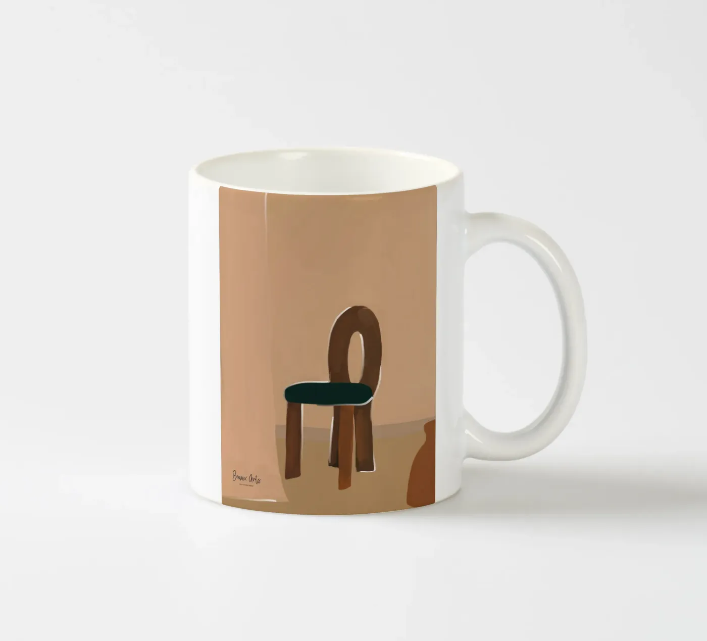 Soft Composition ceramic mug by Mike Leymi