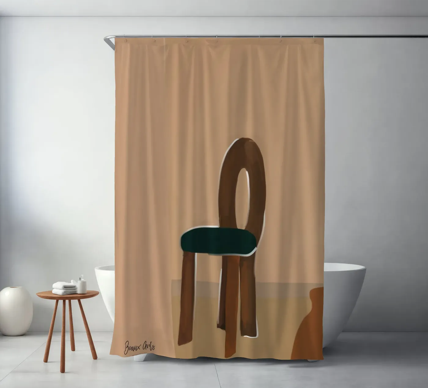 Soft Composition douchegordijn van Mike Leymi