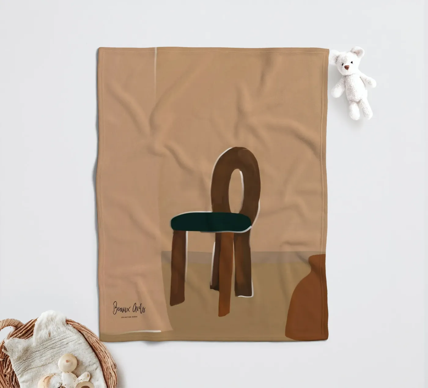 Soft Composition Fleecedecke von Mike Leymi